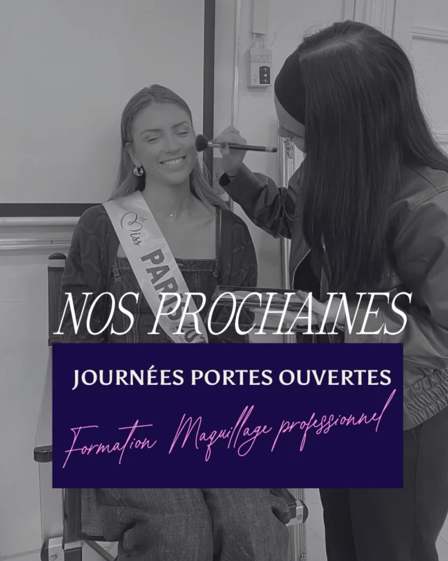 🎓 Journées Portes Ouvertes – Spécial Formation Maquillage Professionnel - Élysées Marbeuf ✨

Vous rêvez de vous former au maquillage professionnel ? Venez découvrir notre école, nos formations, notre campus et rencontrer nos équipes pédagogiques lors de nos Journées Portes Ouvertes ! 🚀

📍 Dates à retenir – Campus de Paris :

• 🗓️ Mardi 17 juin à 17h00 (ouverture des portes à 17h)
• 🗓️ Mardi 1er juillet à 17h00
• 🗓️ Mercredi 11 juillet à 17h00
• 🗓️ Mercredi 23 juillet à 17h00
• 🗓️ Mercredi 30 juillet à 14h00
• 🗓️ Mardi 27 août à 14h00
• 🗓️ Vendredi 12 septembre à 17h00

📌 Adresse :
Élysées Marbeuf – 8 rue Clément Marot, 75008 Paris

🔍 Au programme :

✨ Présentation des formations
👩‍🏫 Échanges avec nos enseignants et étudiants
🏫 Visite guidée du campus

📢 Ne manquez pas cette occasion unique de découvrir votre future école !
Inscrivez-vous dès maintenant ! Lien en bio❕

#jpo #elyseesmarbeuf #ecoleduluxe #formation #mode #esthetique #coiffure #communication #management #etudessuperieures #beauté #luxe #formation #journeeportesouvertes