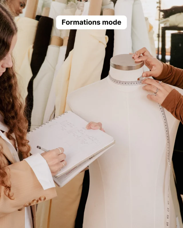🎓 Formez-vous aux métiers de la mode !

Vous rêvez de créer vos propres vêtements ? De faire de la mode votre métier ? Nos formations vous donnent toutes les clés pour y arriver 👗✨

👉 BTS Métiers de la mode – vêtement
Maîtrisez toutes les étapes de la création d’un vêtement : de l’idée à la fabrication.

👉 Styliste modéliste
Développez votre univers créatif, concevez des collections et apprenez à allier style et technique

👉 Modéliste en prêt-à-porter femme
Devenez expert(e) du patronage et du prototypage et donnez forme aux idées des stylistes.

💡 Des formations professionnalisantes, encadrées par des experts du secteur. 
📍 Inscriptions ouvertes pour la rentrée !
🔗 Plus d’informations en bio

#formationmode #mode #btsmétiersdelamode 
#modéliste #modelisteenpretaporterfemme #styliste #prêtàporter #femme #écoledemode #passionmode #fashiondesign #métiersdelamode #paris #cannes #lyon #elyseesmarbeuf