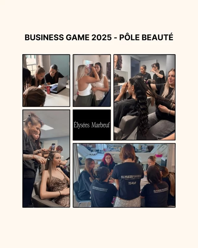 ✨ BUSINESS GAMES DE RENTRÉE DU PÔLE BEAUTÉ SUR NOTRE CAMPUS DE CANNES ✨

Nos étudiants en esthétique et coiffure ont relevé un défi créatif : imaginer une prestation beauté💄 & coiffure 💇‍♀️ autour du mariage.

👏 Félicitations à l’équipe gagnante :

Cassandre PHILIPONNEAU, Viktoriia PIDDUBNA, Manon REVERDY, Lola VEGLIANTE, Margaux PETITEAU, Léa WIECZOREK et Margot MOLERO 🌸

🙏 Merci également à Nastasia, Madame Skaf @floskaf Madame Tison @janzuwaterflow Madame Partouche et Madame Trilles pour leur accompagnement et leur organisation 🌟

📸 Retour en images sur ce challenge inspirant, où créativité et excellence se sont rencontrées ✨

#businessgames #esthétique #coiffure #beauty #cosmetics #makeup #mariage #challenge #backtoschool2025 #fashion #2025 #cannes #elyseesmarbeuf