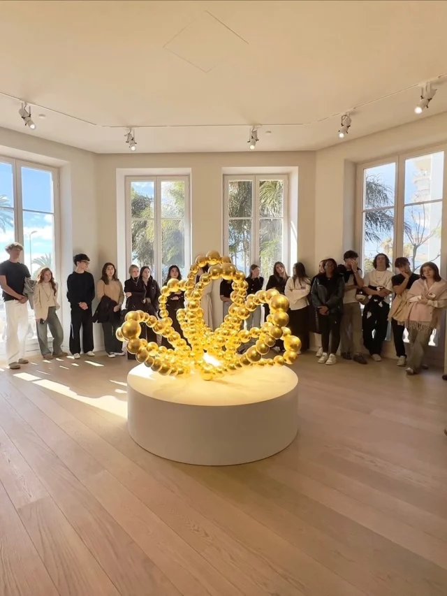 VISITE DE LA MALMAISON À CANNES 

Nos BTS MCO en première année ont eu le plaisir de découvrir la Malmaison à Cannes. 

Une immersion dans l’univers fascinant de Jean-Michel Othoniel, qui explore les jeux de lumière, de matière et d’échelle. 

Une expérience inspirante pour nos étudiants. 

#exposition#lamalmaison#inspiration#culture#art#contemporain#jeanmichelothoniel#btsmco#elyseesmarbeuf#cannes