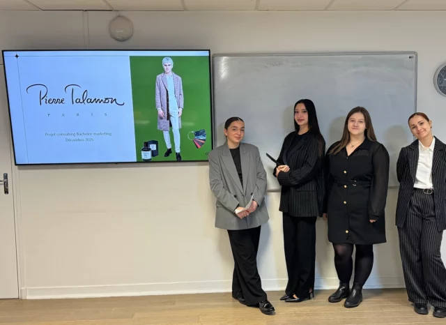 ÉLYSÉES MARBEUF X PIERRE TALAMON 

Nos étudiants ont collaboré avec @pierretalamon créateur de vêtements et président de la Fédération Française de l’Habillement. 

En équipe de consultants marketing et retail, ils ont travaillé sur le développement de sa marque de prêt-à-porter et de sur-mesure premium. (Stratégie Instagram et Tiktok, partenariats B2B, optimisation des outils clients etc.) 

Une immersion complète au cœur des enjeux d’une Maison Française guidée par l’excellence et le savoir-faire. 

Un immense merci à @pierretalamon pour sa confiance et l’inspiration qu’il a transmis à nos étudiants. 

#projetconsulting#pierretalamon#modefrançaise#fashiondesign#fashion#créateurfrancais#surmesure#marketing#experienceclient#partenariatsB2B#etudiants#innovationmode#savoirfairefrançais#fashionconsulting#elyseesmarbeuf#paris